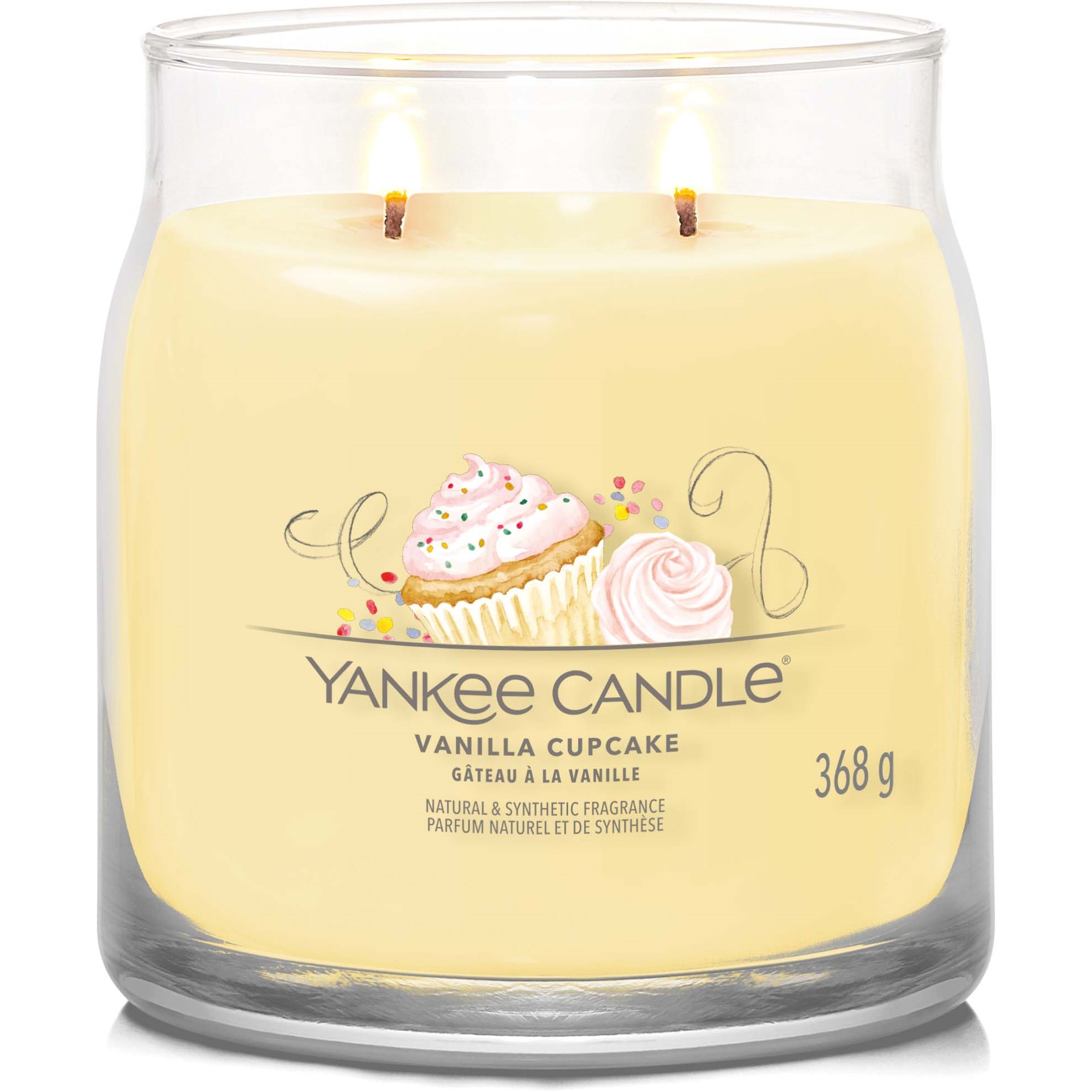 Alternativ bild 1 för Yankee Candle Vanilla Cupcake Signature Jar Medium