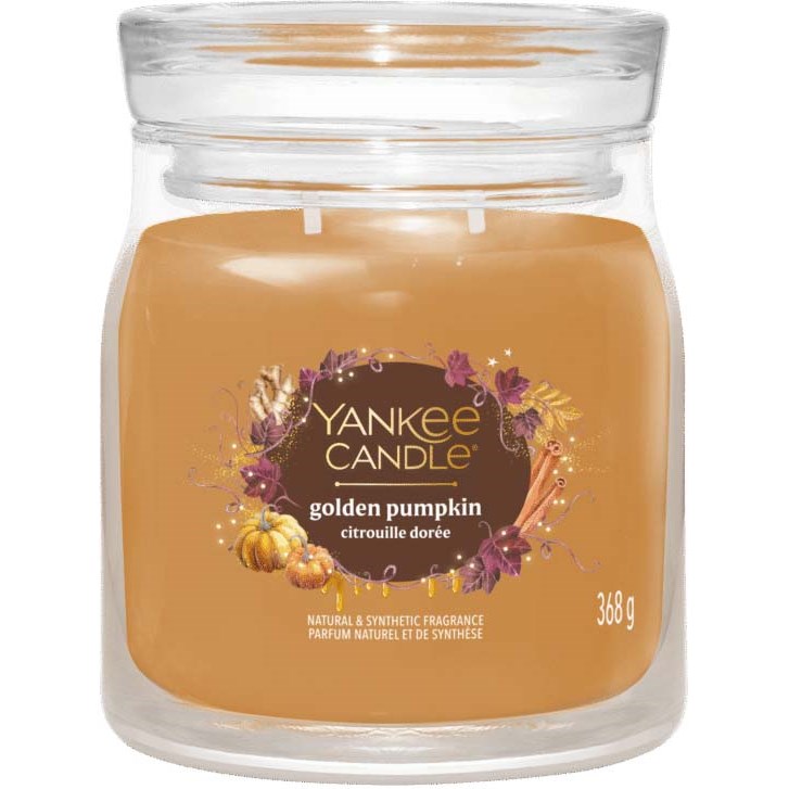 Yankee Candle Golden Pumpkin Signature Medium Jar 368 g