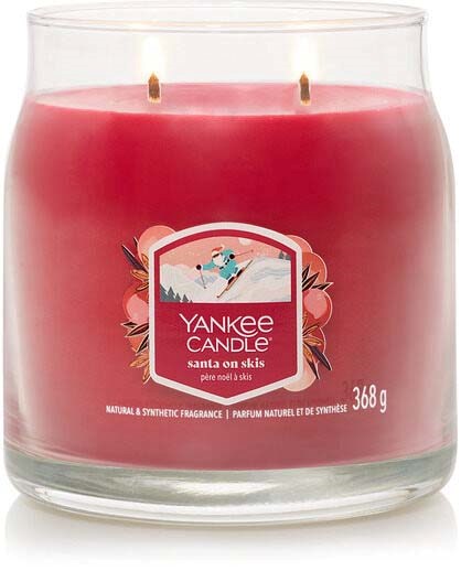 Yankee Candle Santa On Skis Signature Medium Jar 368 g