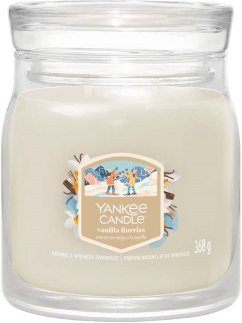 Yankee Candle Vanilla Flurries Signature Medium Jar 368 g