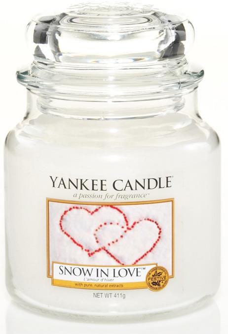 Yankee Candle Snow In Love Christmas Scent Medium Jar 411 G Lyko Com