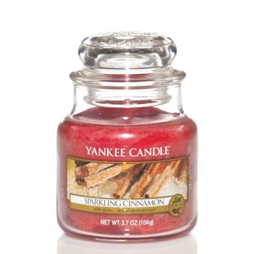 Yankee Candle Sparkling Cinnamon Christmas Scent Small Jar Small