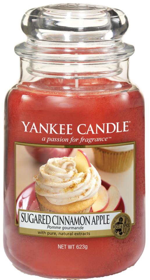 Yankee Candle Large Jar Scented Candle Sugared Cinnamon Apple
