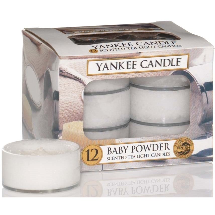 Yankee Candle Baby Powder Tea Light Candles