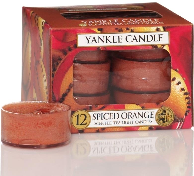 Yankee Candle Spiced Orange Christmas Scent Tea Light Candles