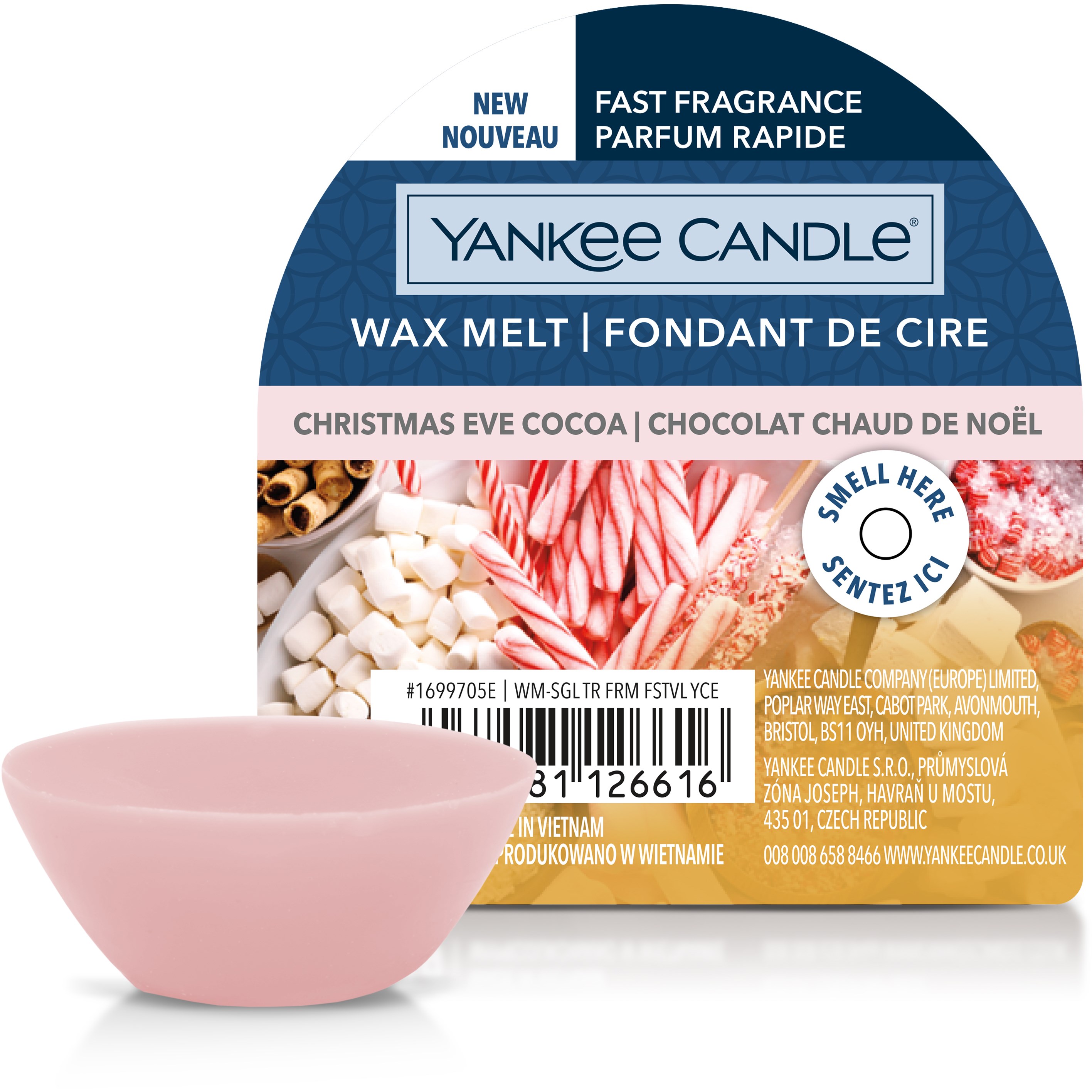 Yankee Candle Christmas Eve Cocoa Wax Melt