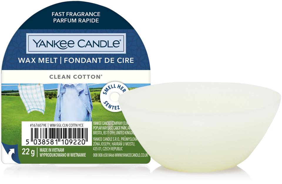 Yankee Candle Wax Melt - Clean Cotton