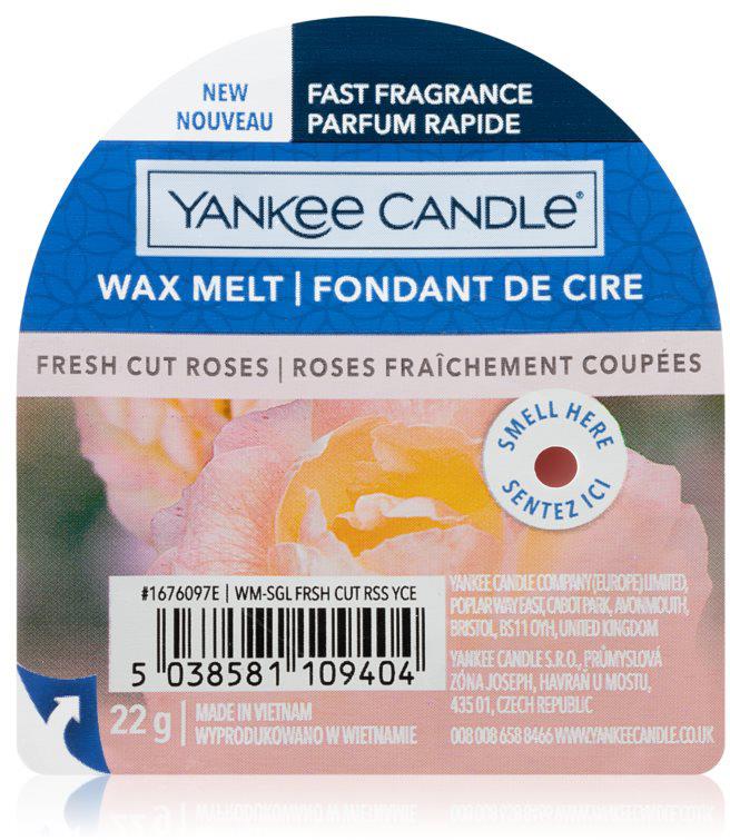 Yankee Candle Wax Melt - Fresh Cut Roses