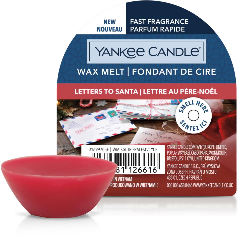 Yankee Candle Wax Melt - Letters to Santa