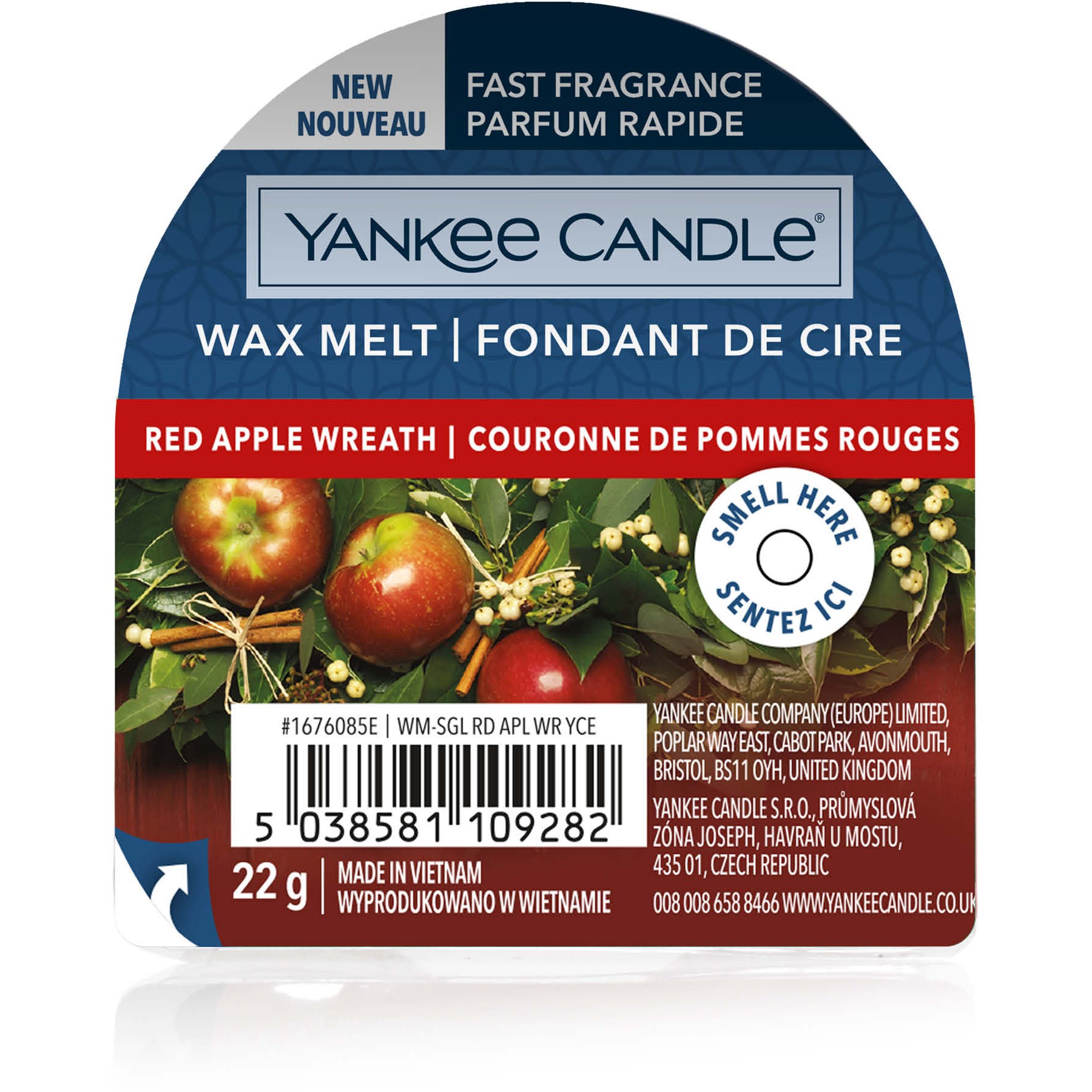 Yankee Candle Red Apple Wreath Wax Melt