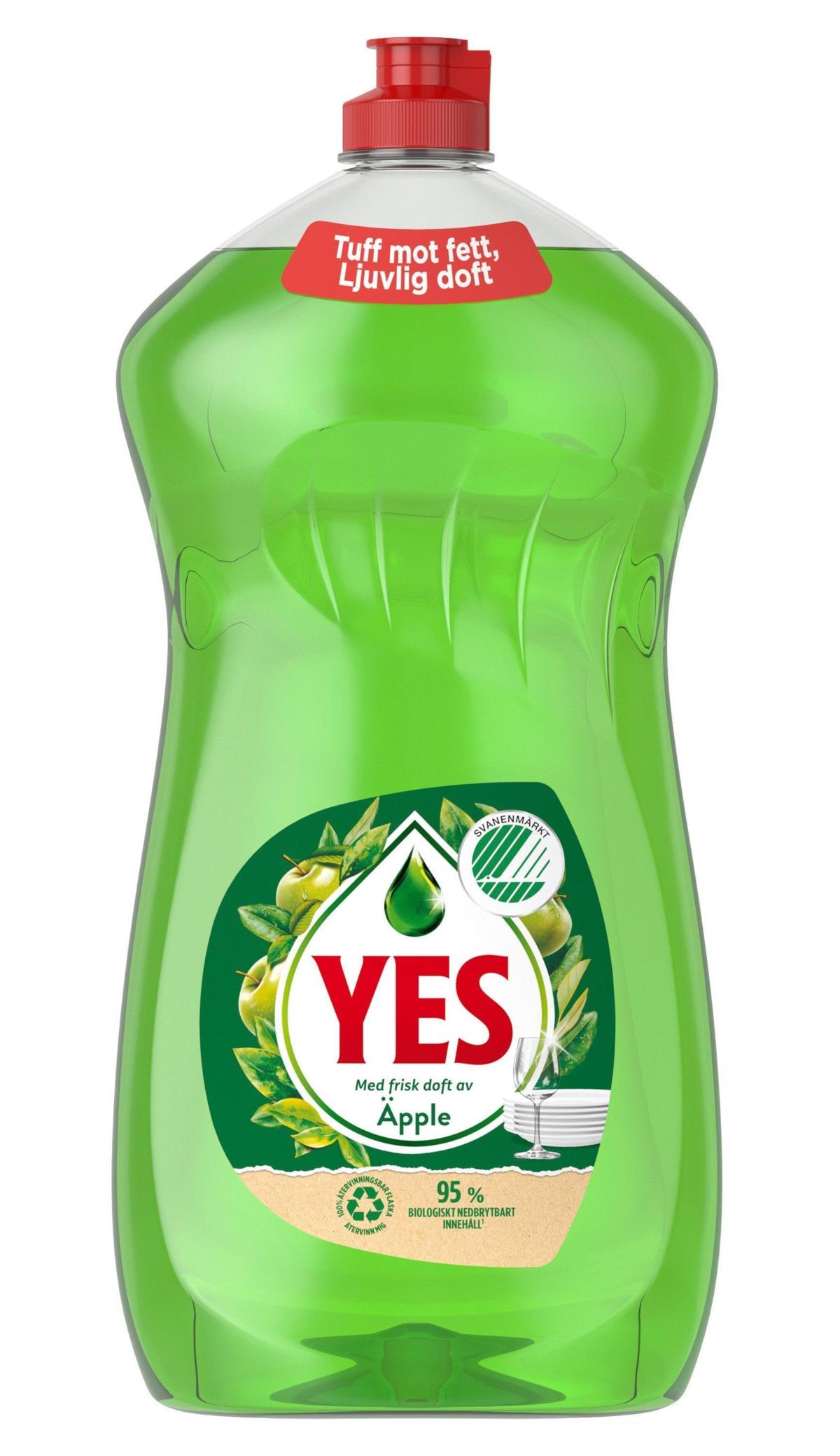Yeah Clean YES Clean & Fresh Washing Up Liquid Apple 1250 ml | lyko.com