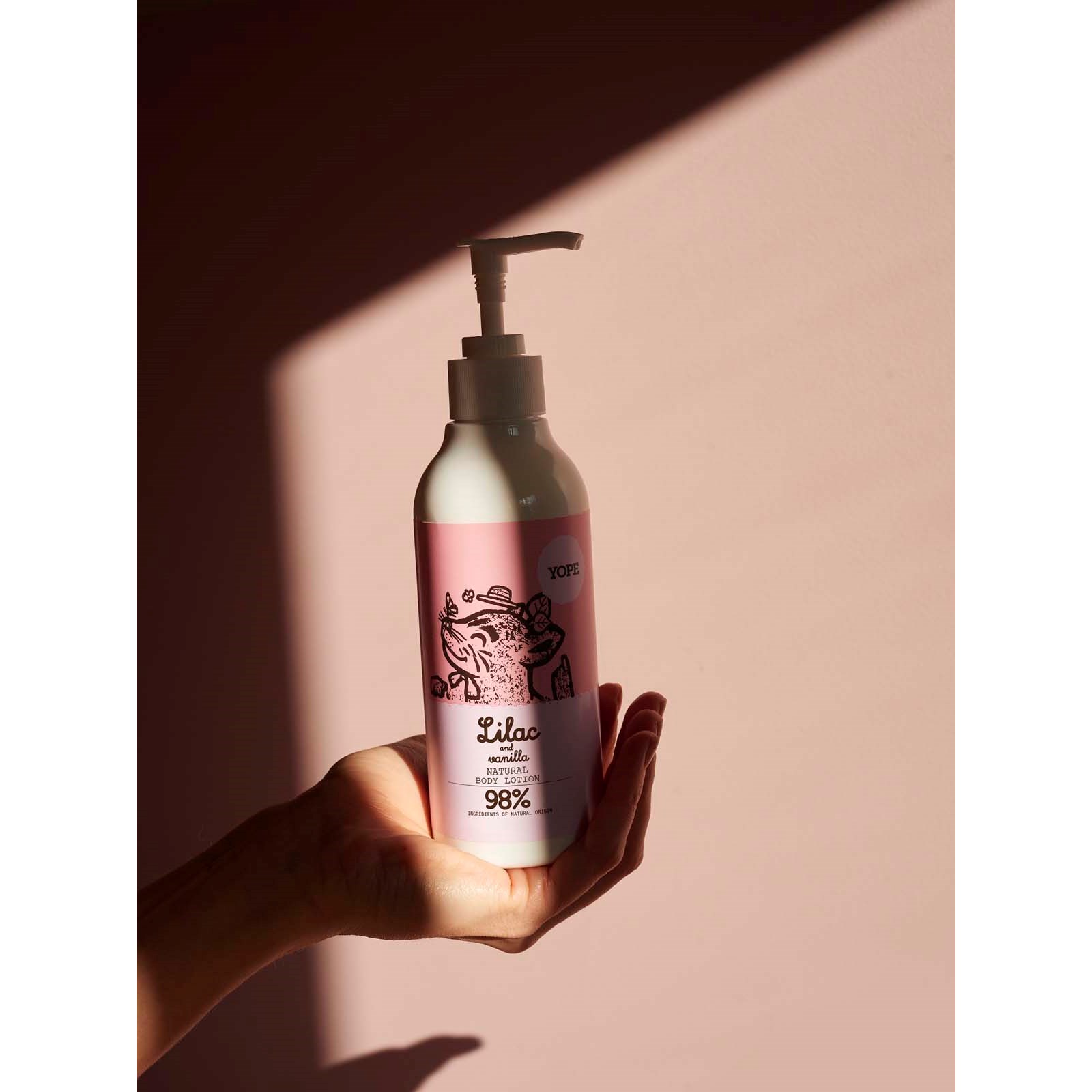 YOPE Botanical Body Lotion Lilac and Vanilla 300 ml (obrázok 3)