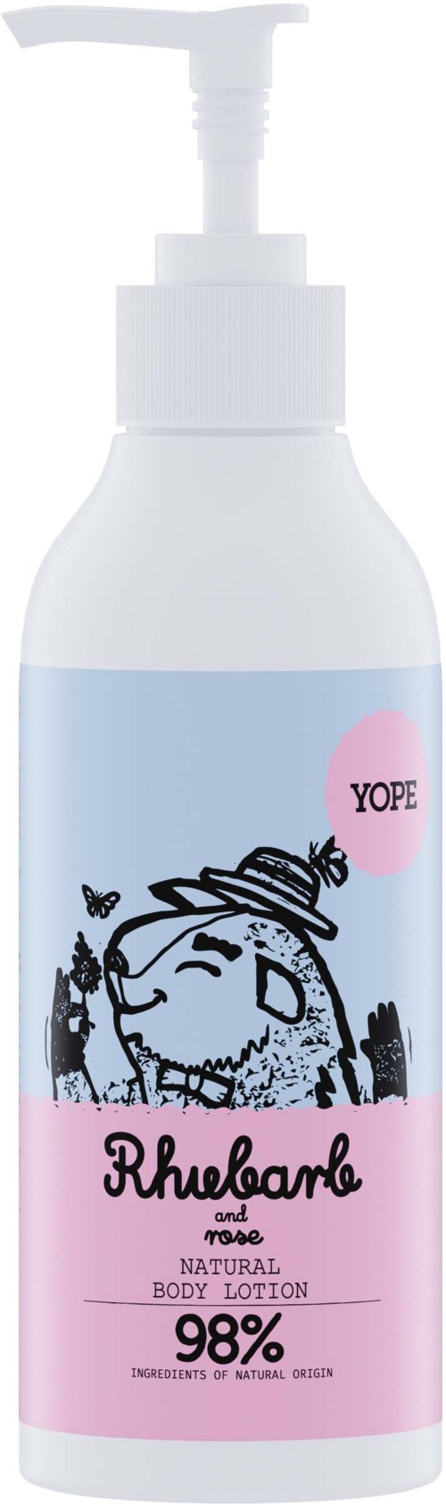 YOPE Botanical Body Lotion Rhubarb and Rose 300 ml