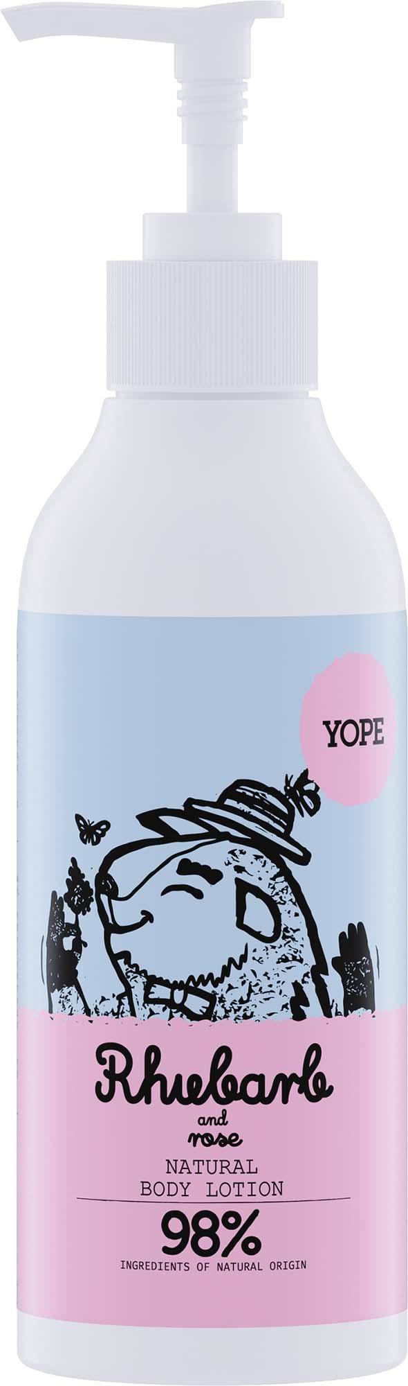 YOPE Botanical Body Lotion Rhubarb and Rose 300 ml