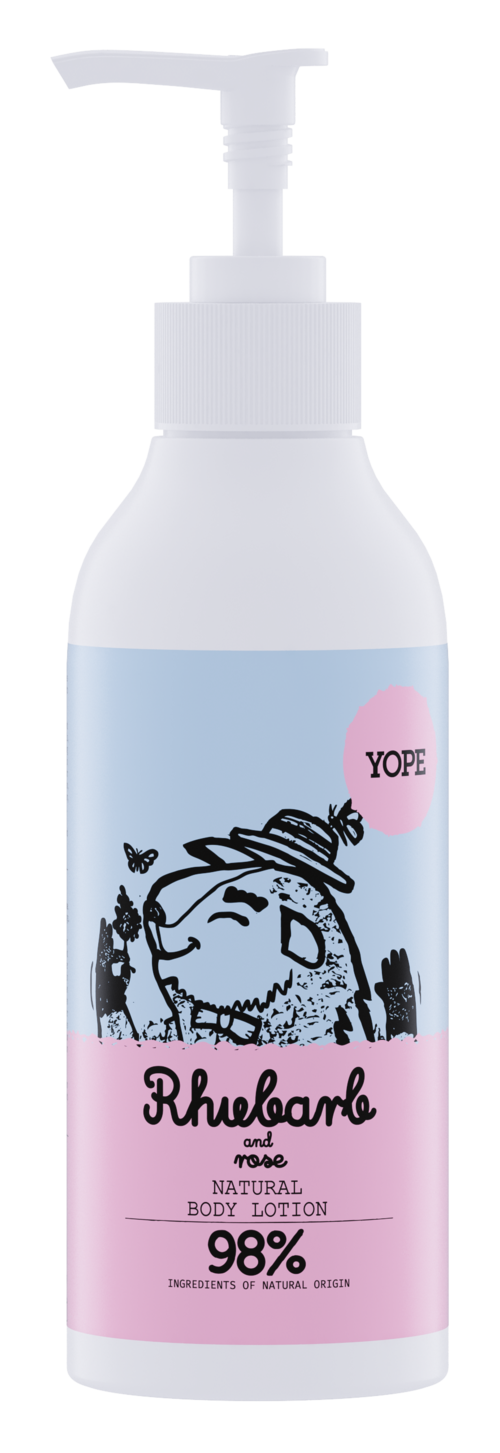 YOPE Botanical Body Lotion Rhubarb and Rose 300 ml