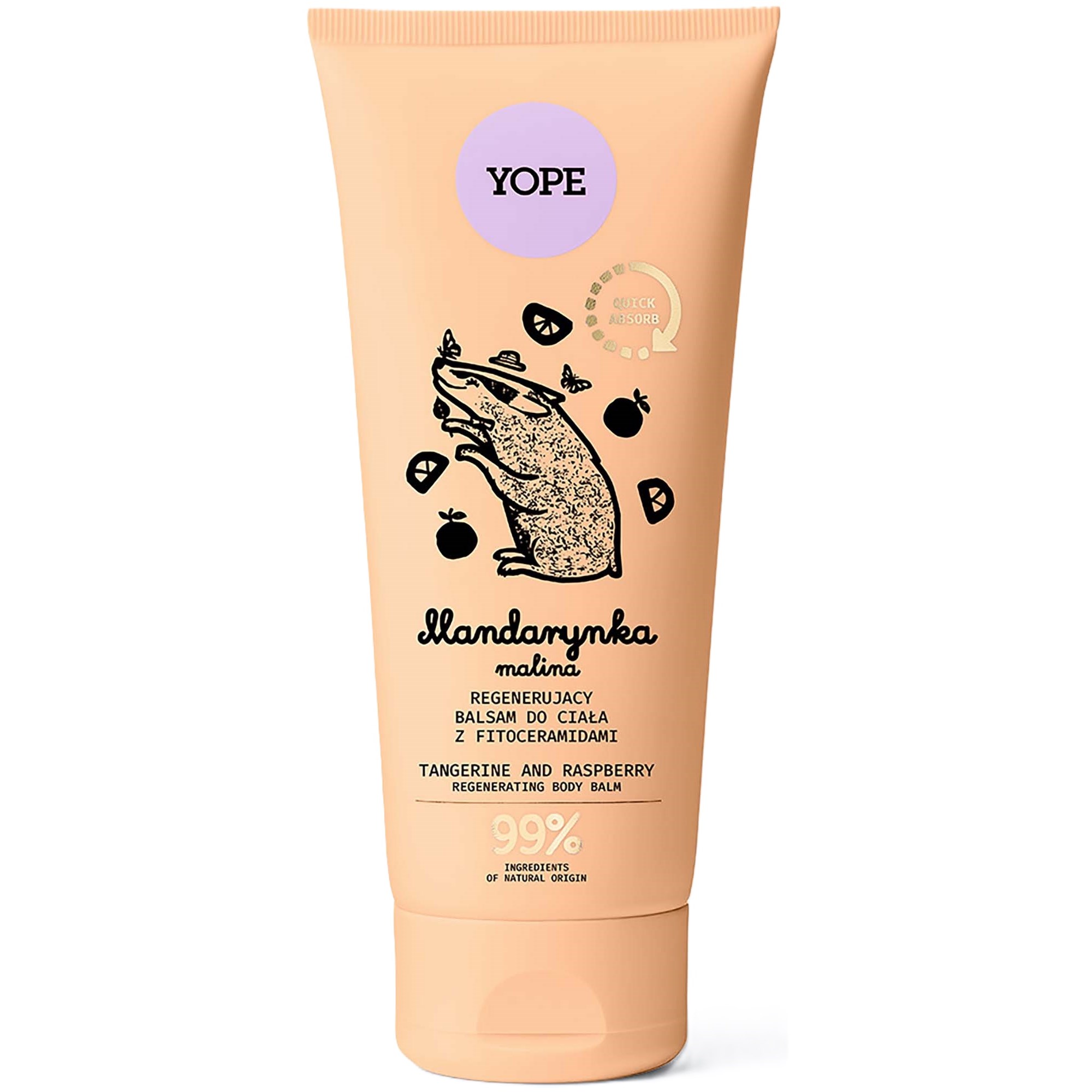 YOPE Botanical Body Lotion Tangerine & Raspberry 200 ml