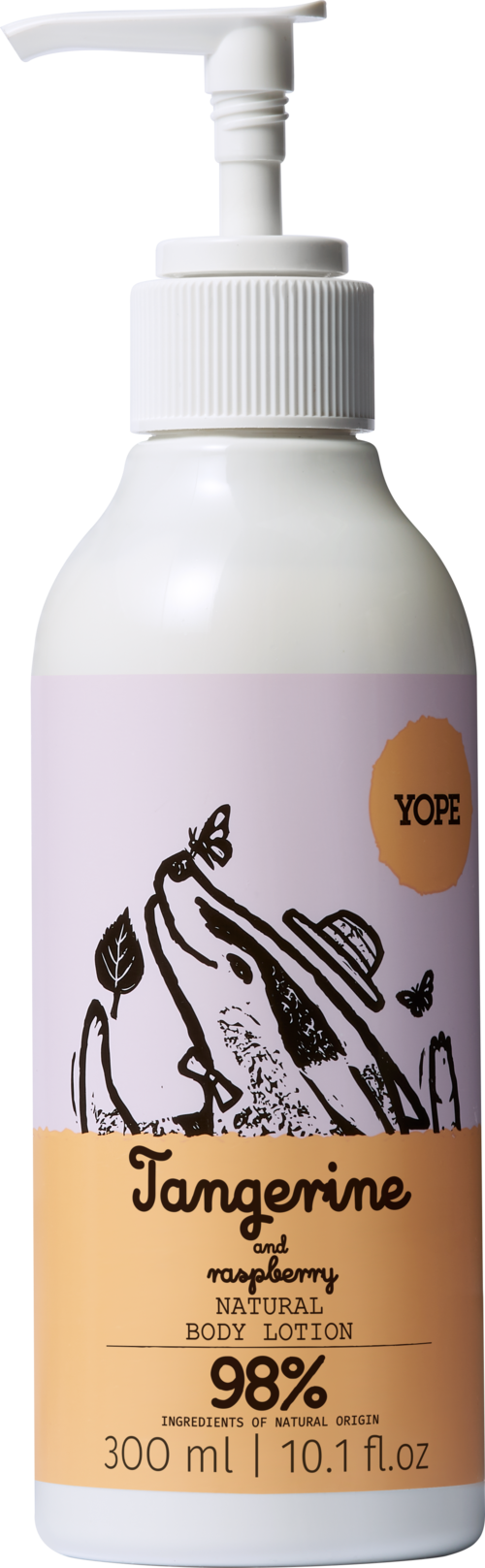 YOPE Botanical Body Lotion Tangerine & Raspberry 200 ml