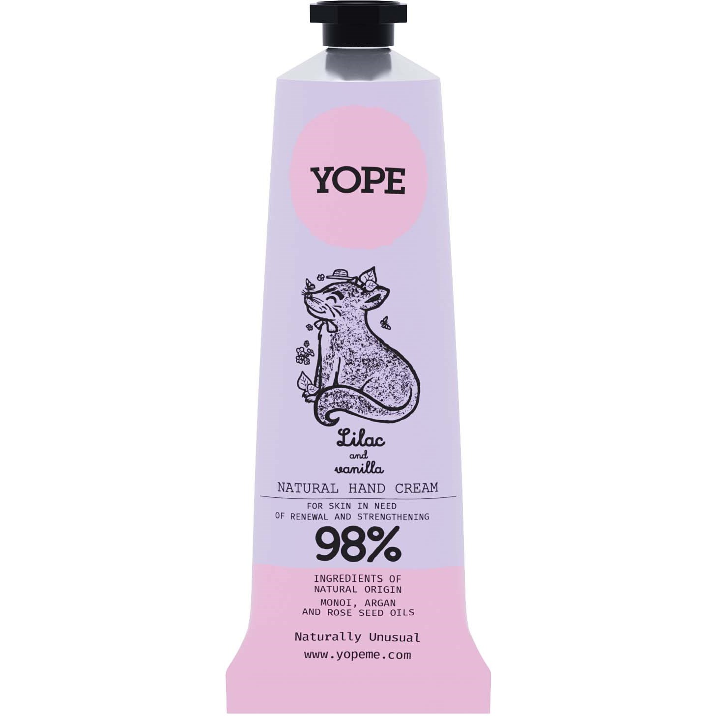 Läs mer om YOPE Botanical Hand Cream Lilac and Vanilla 50 ml