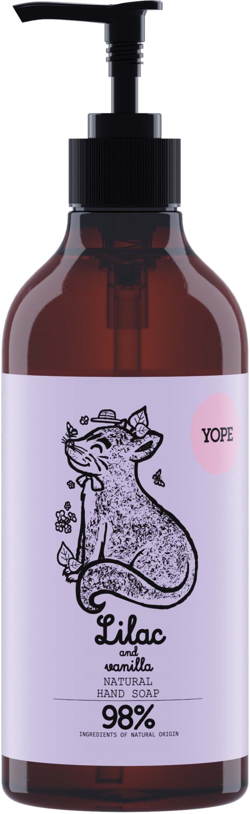 YOPE Botanical Hand Soap Lilac and Vanilla 500 ml