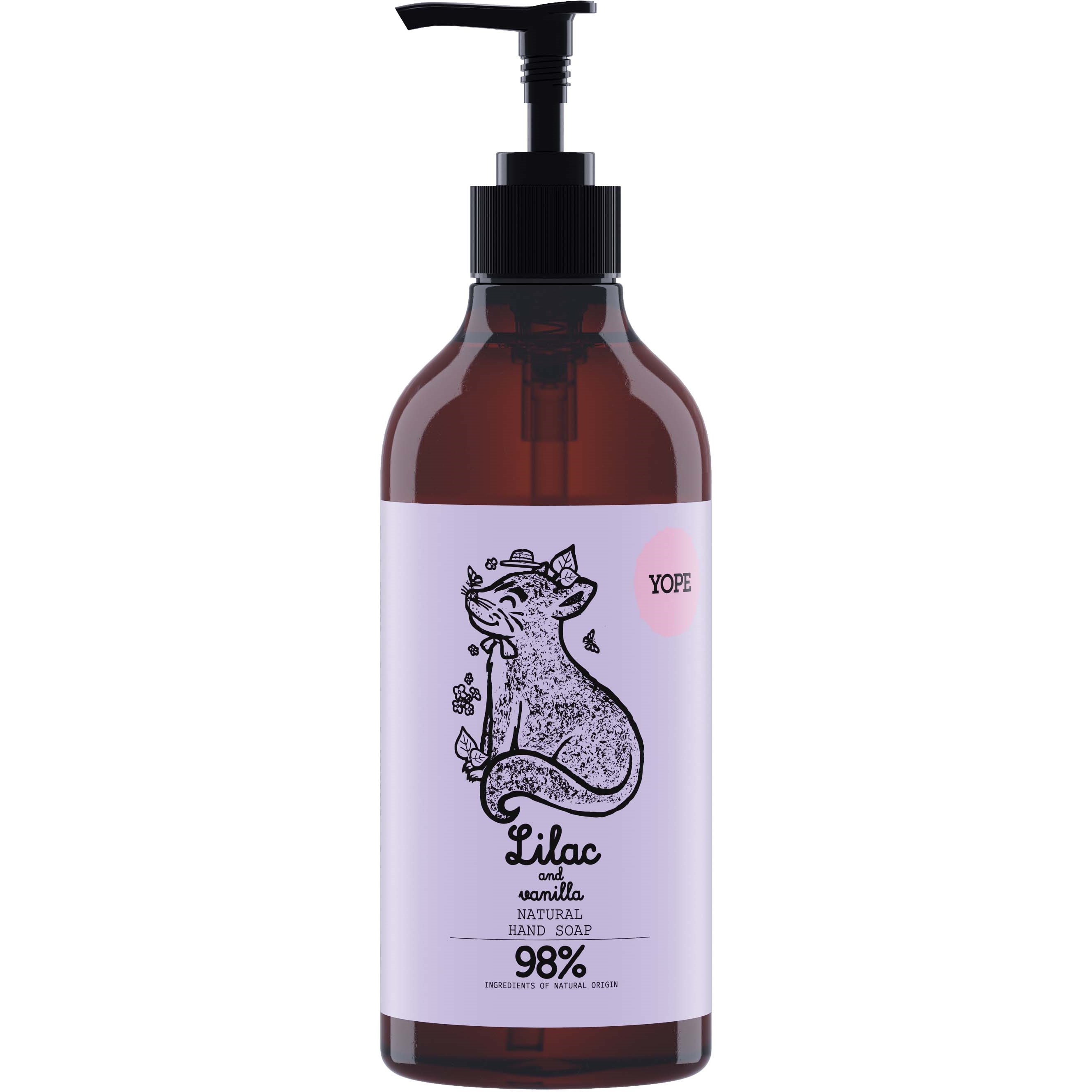 Läs mer om YOPE Botanical Hand Soap Lilac and Vanilla 500 ml