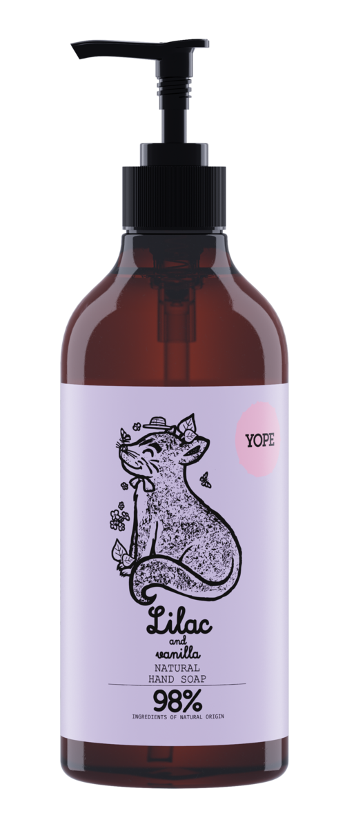 YOPE Botanical Hand Soap Lilac and Vanilla 500 ml