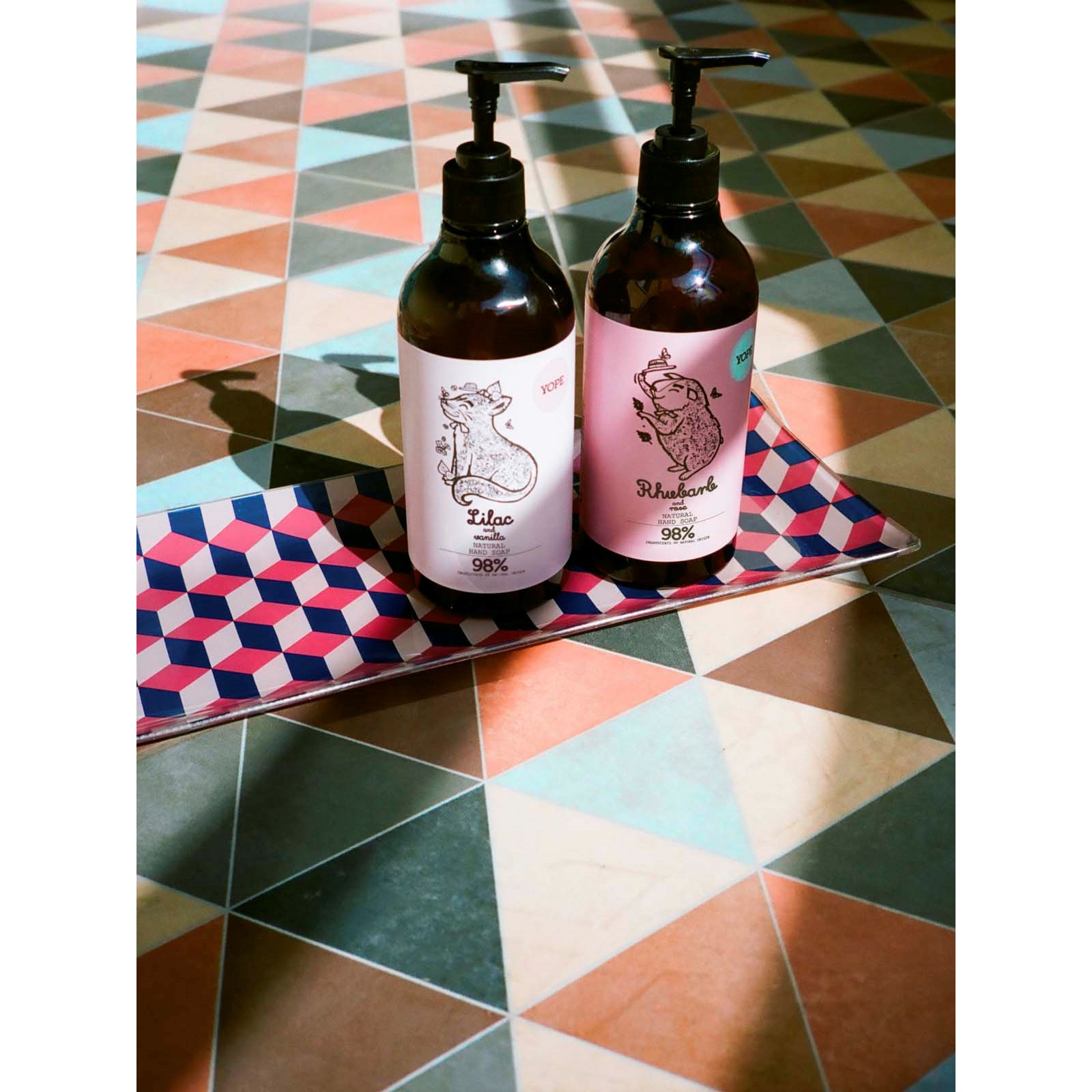 YOPE Botanical Hand Soap Lilac and Vanilla 500 ml (obrázok 3)