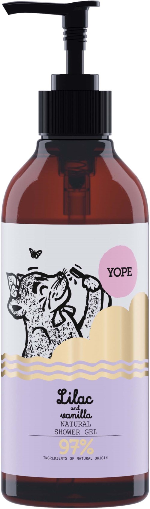YOPE Botanical Shower Gel Lilac and Vanilla 400 ml