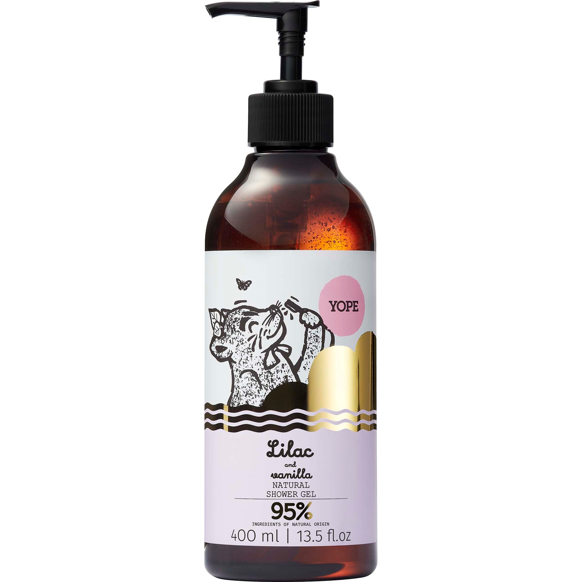 YOPE Botanical Shower Gel Lilac and Vanilla 400 ml parfym