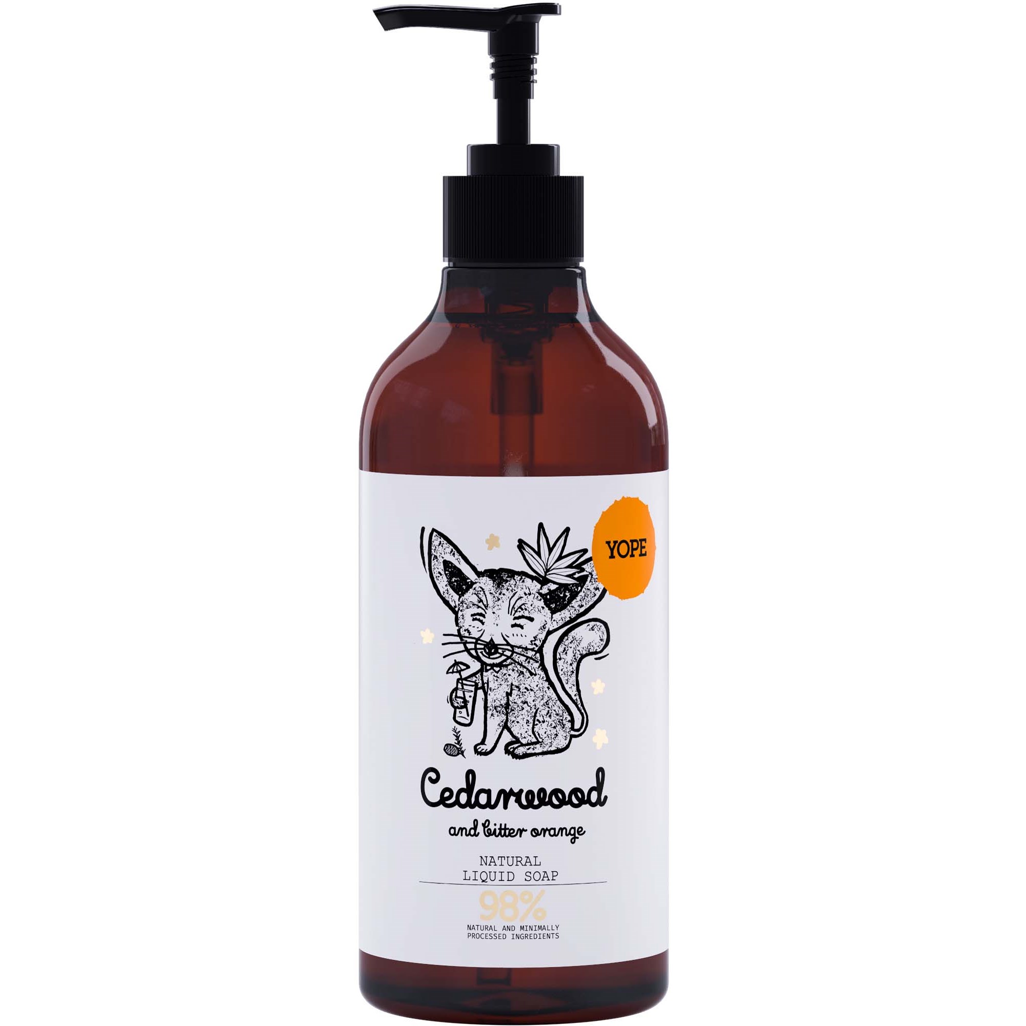 Läs mer om YOPE Liquid Soap Cedarwood & Bitter Orange 500 ml
