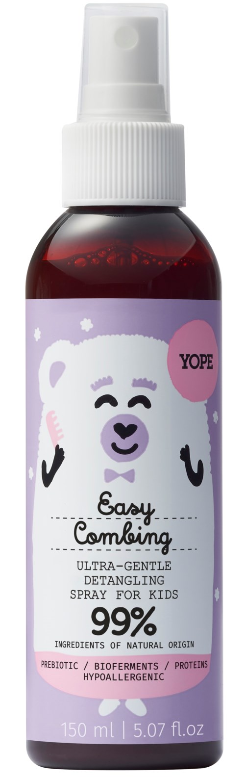 YOPE Kids Easy Wash Combing Hair Spray For Kids 150 ml