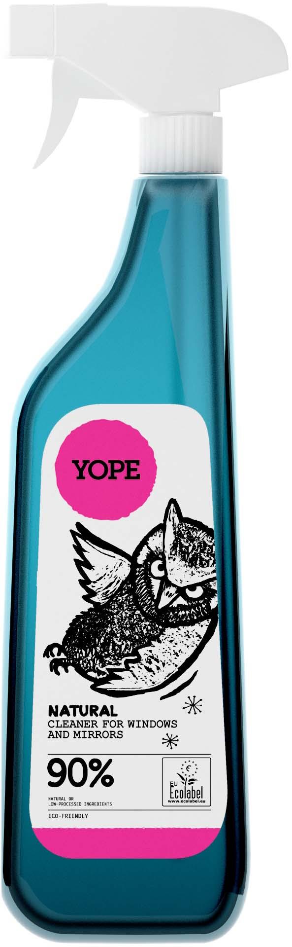 YOPE Home Natural Cleaner for Windows & Mirrors 750 ml