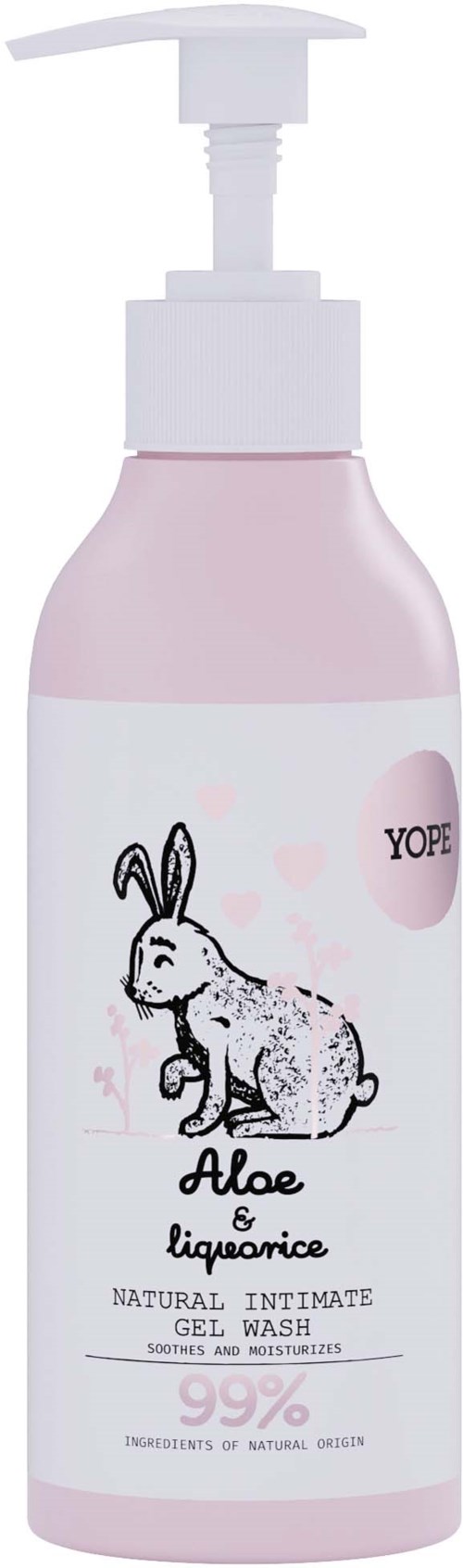 YOPE Intimate Hygiene Natural Intimate Wash Aloe & Liquorice 300 ml