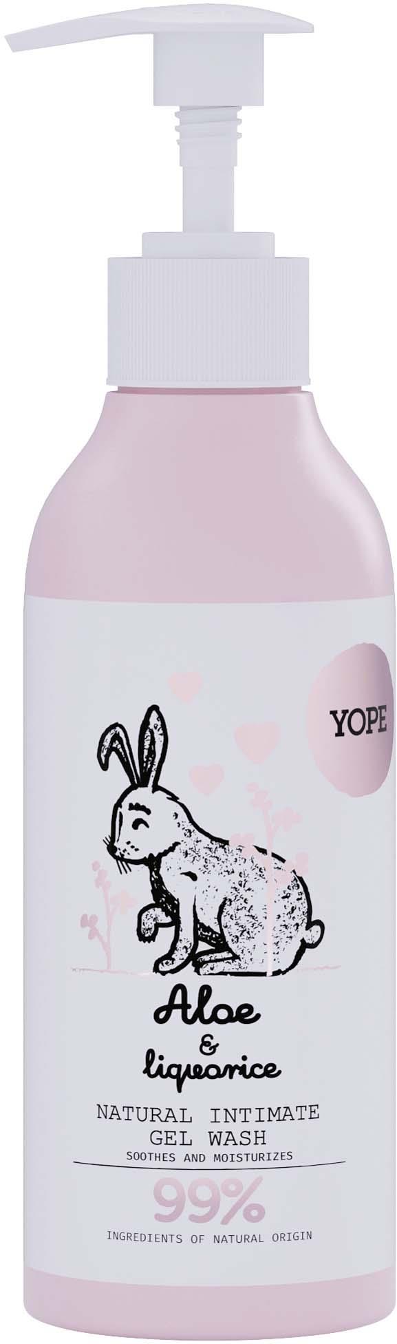 YOPE Intimate Hygiene Natural Intimate Wash Aloe & Liquorice 300 ml