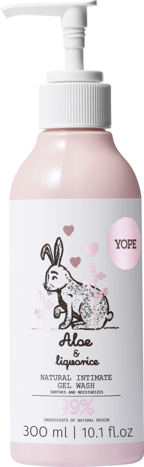 YOPE Intimate Hygiene Natural Intimate Wash Aloe & Liquorice  300 ml