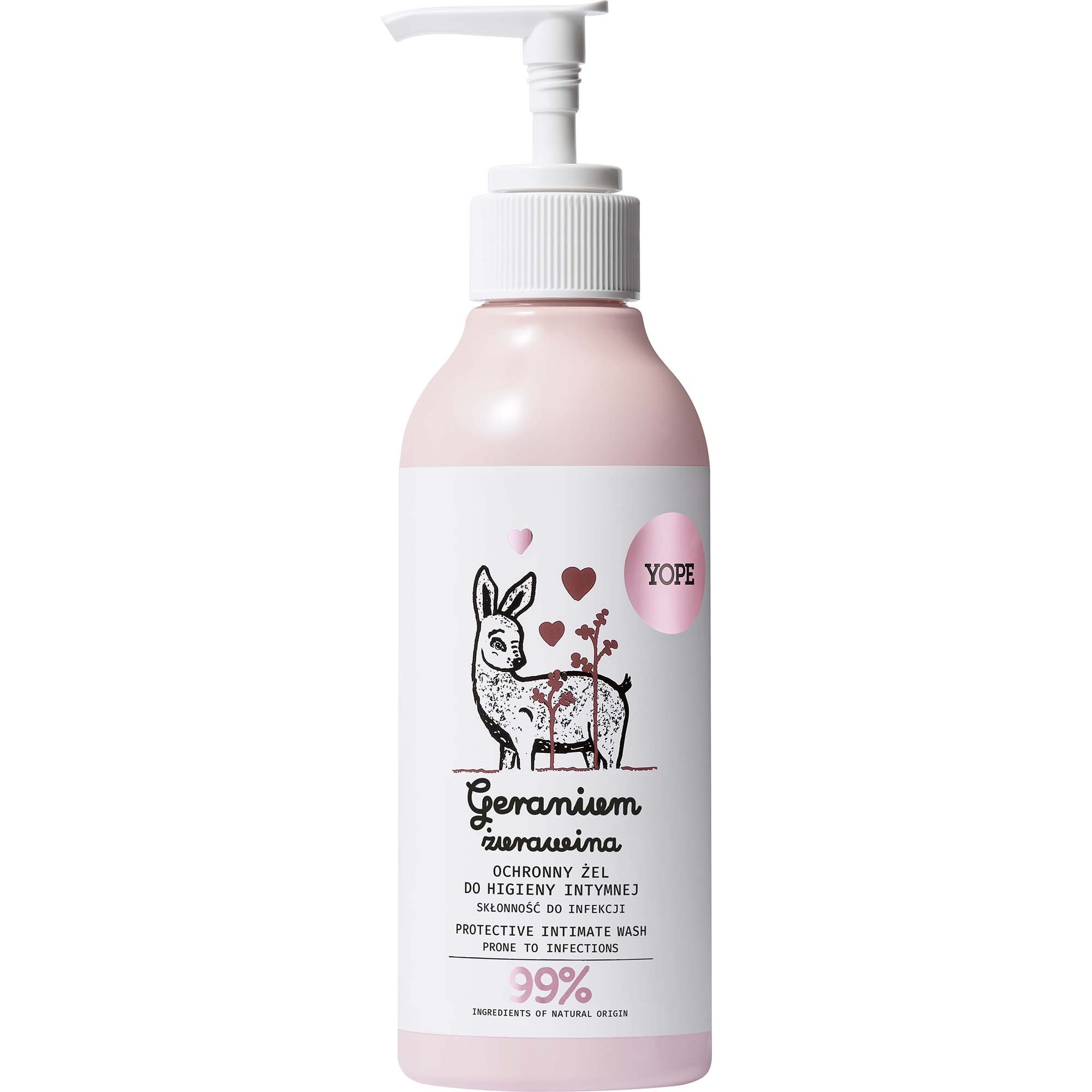 YOPE Intimate Natural Protective Intimate Wash Geranium & Cranberry 300 ml