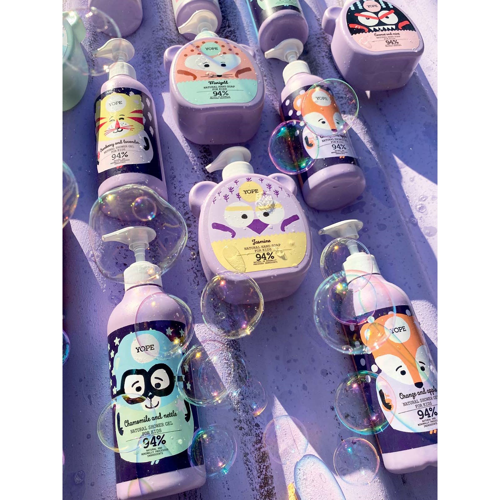 YOPE Kids Hand Soap for Kids Marigold 400 ml (obrázok 5)