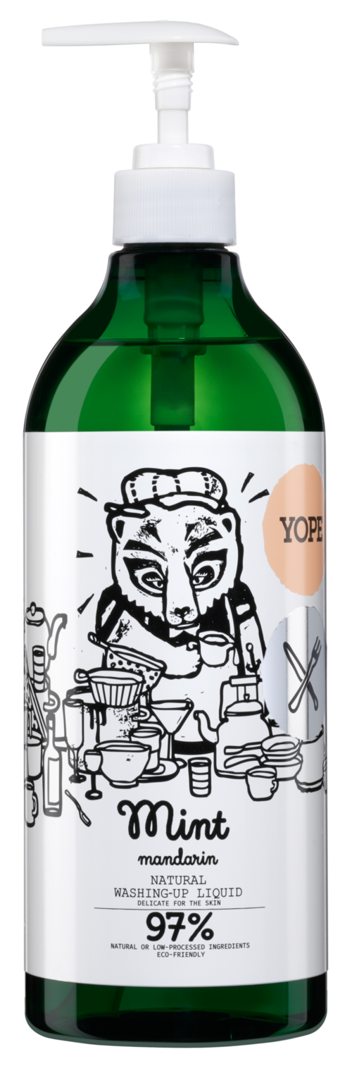YOPE Kitchen Natural Washing-Up Liquid Mint & Mandarin  750 ml