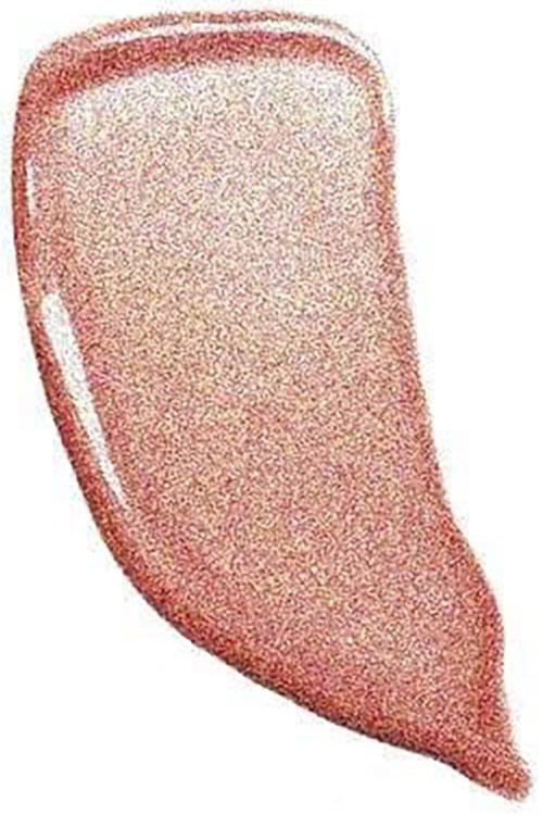 A pink, padded massage tool with a curved shape and textured surface.