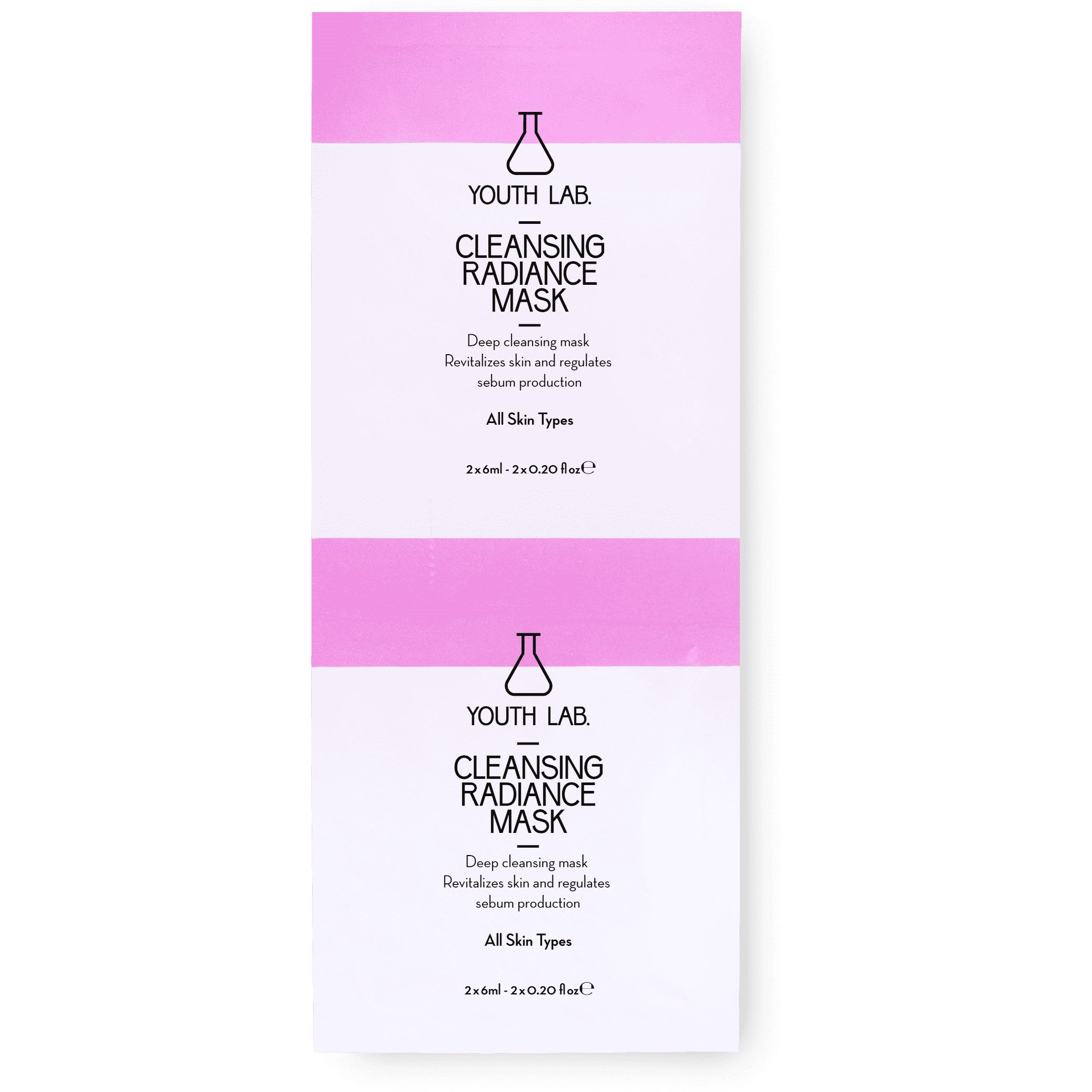 Youth Lab Cleansing Radiance Mask- Pack 2 Monodosis 12 ml