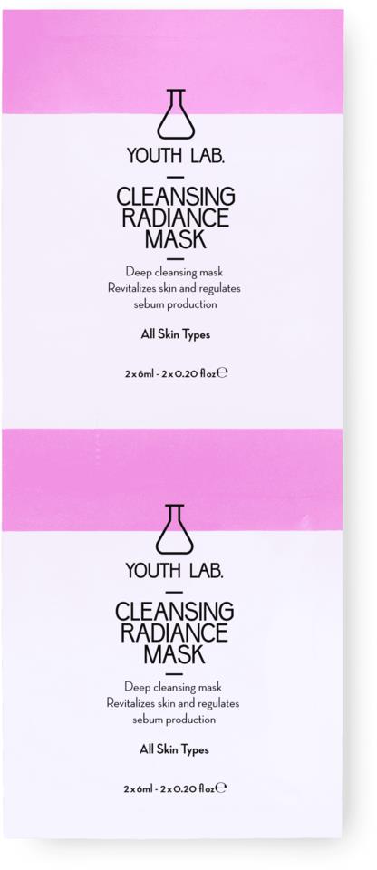 Youth Lab Cleansing Radiance Mask- Pack 2 Monodosis