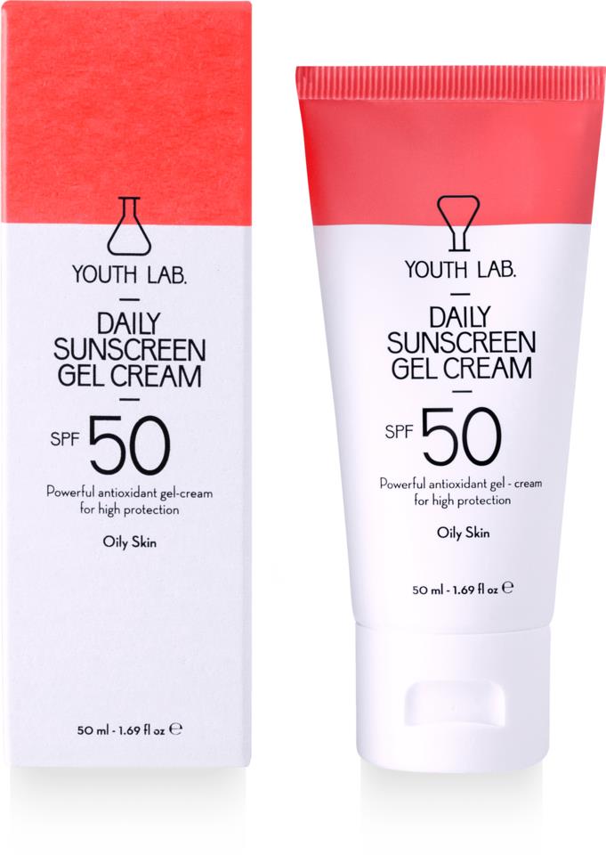 Youth Lab Daily Sunscreen Gel Cream Spf 50 Oily Skin 50ml