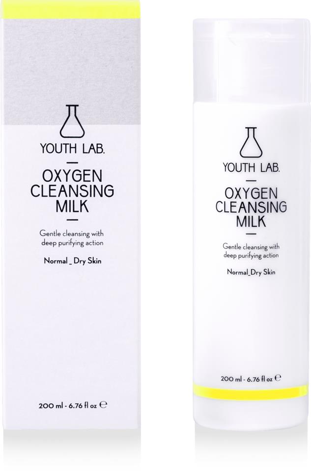Youth Lab Oxygen Cleansing Milk All Skin Types  200ml