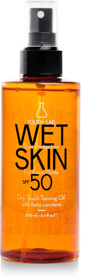 Youth Lab Wet Skin Sun Protection Spf 50 Waterproof Oilspray For Face And Body 200ml