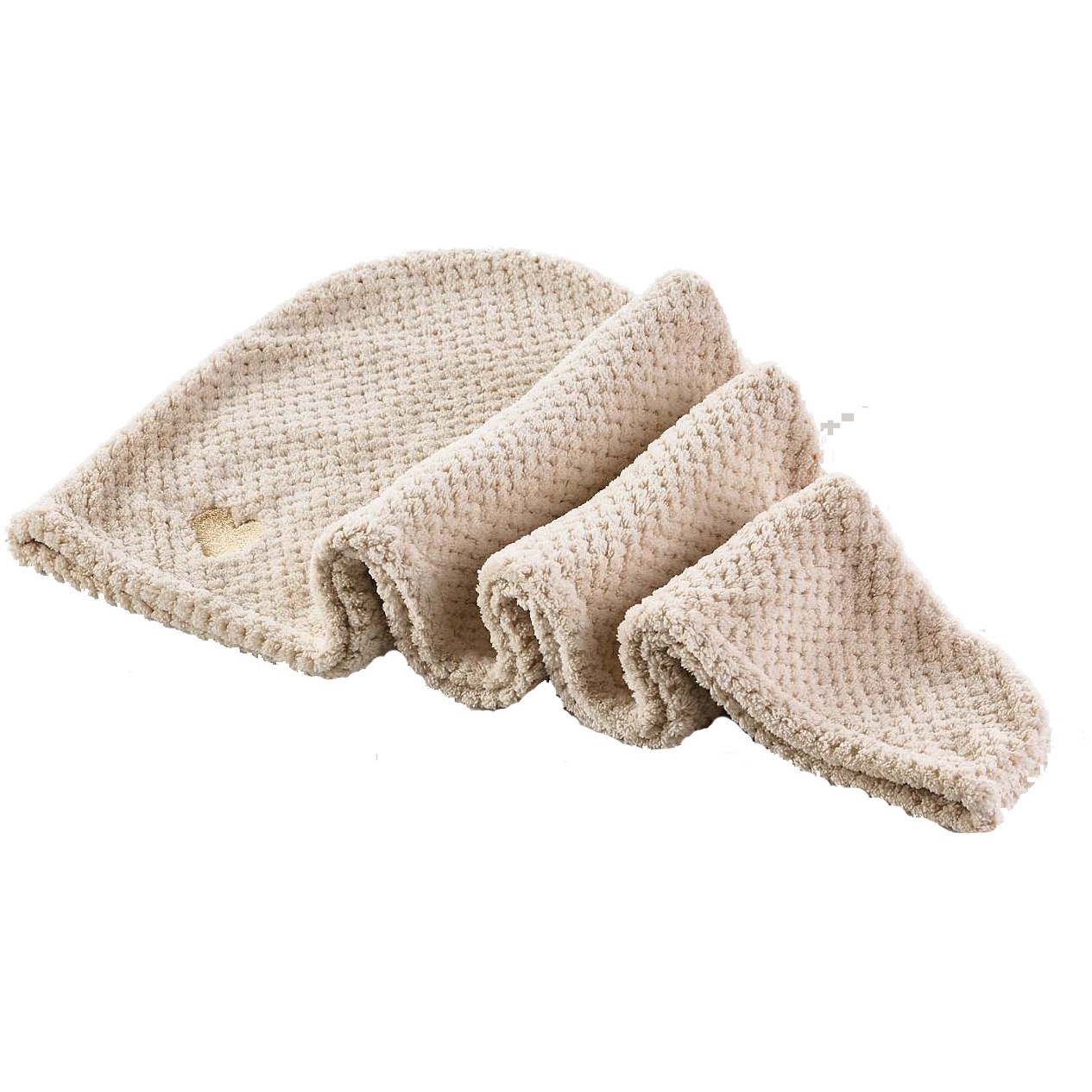 Yuaia Haircare Microfiber Hair Turban Sand