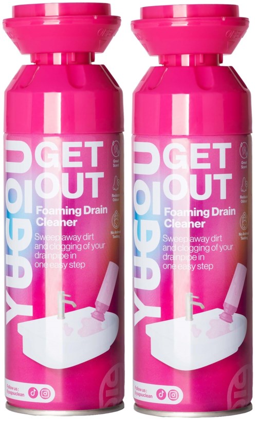 YUGOU Get Out Foam Drain Cleaner Duo Lyko yugou-get-out-foam-drain-cleaner-duo-lyko