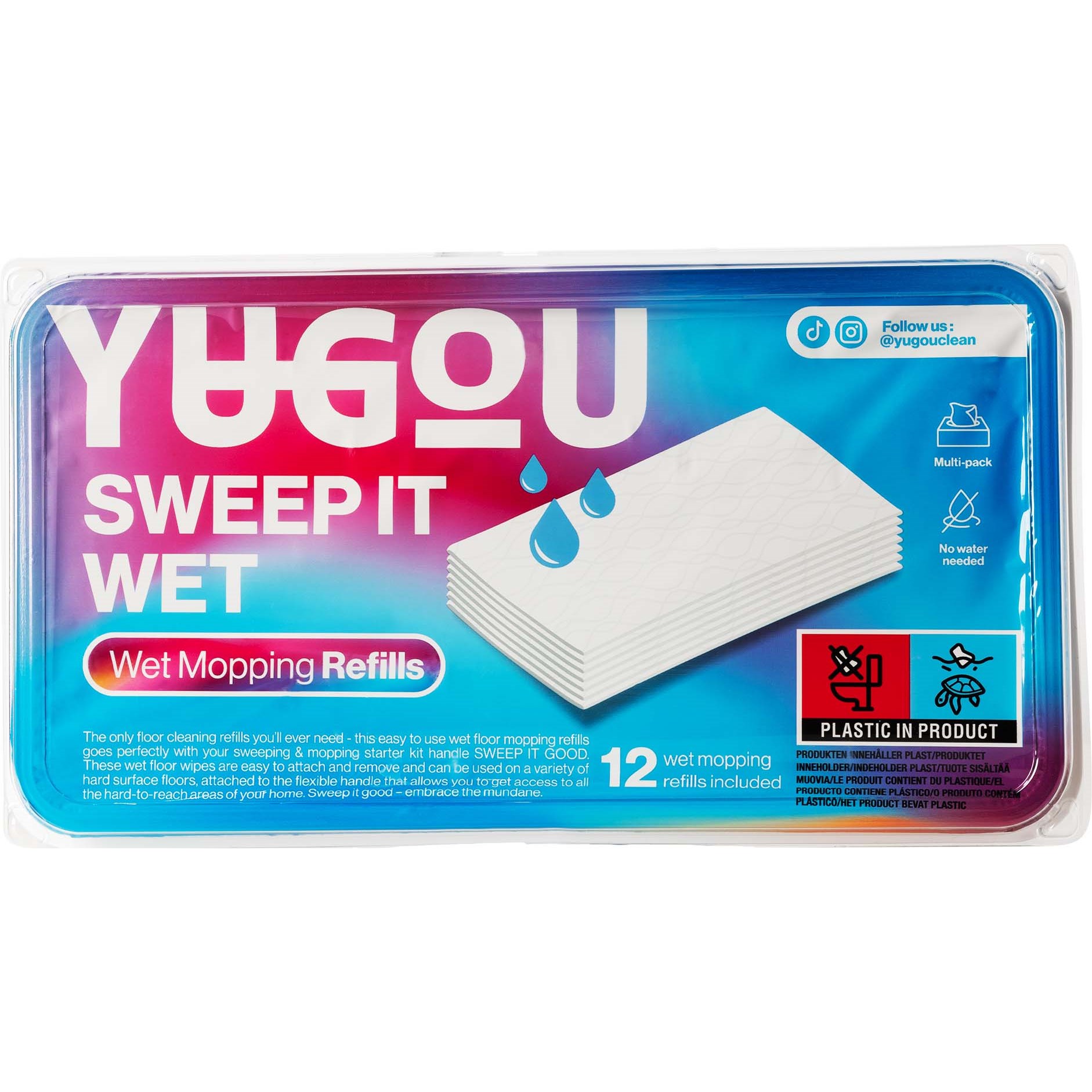 Läs mer om YUGOU Sweep It Wet Wet Sweeping Refills