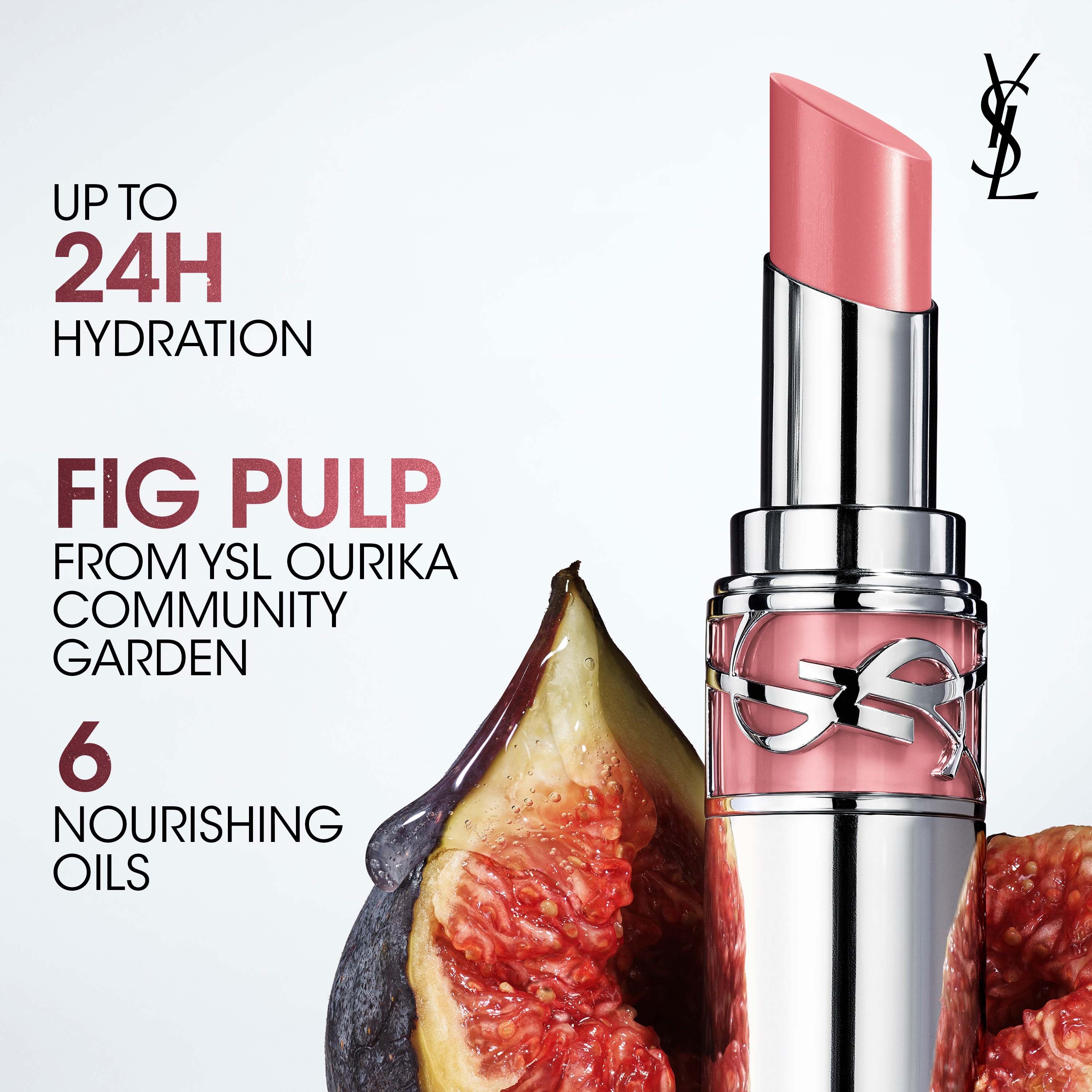 Yves Saint Laurent YSL Loveshine Wet Shine Lipstick 203 Blushed Mallow (obrázok 11)