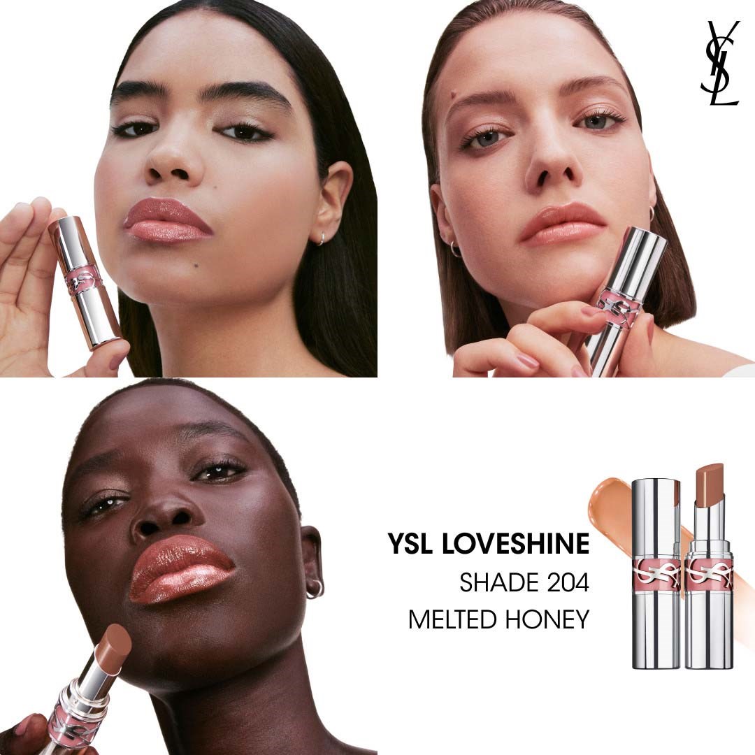 Yves Saint Laurent YSL Loveshine Wet Shine Lipstick 205 Nude Shelf (obrázok 9)