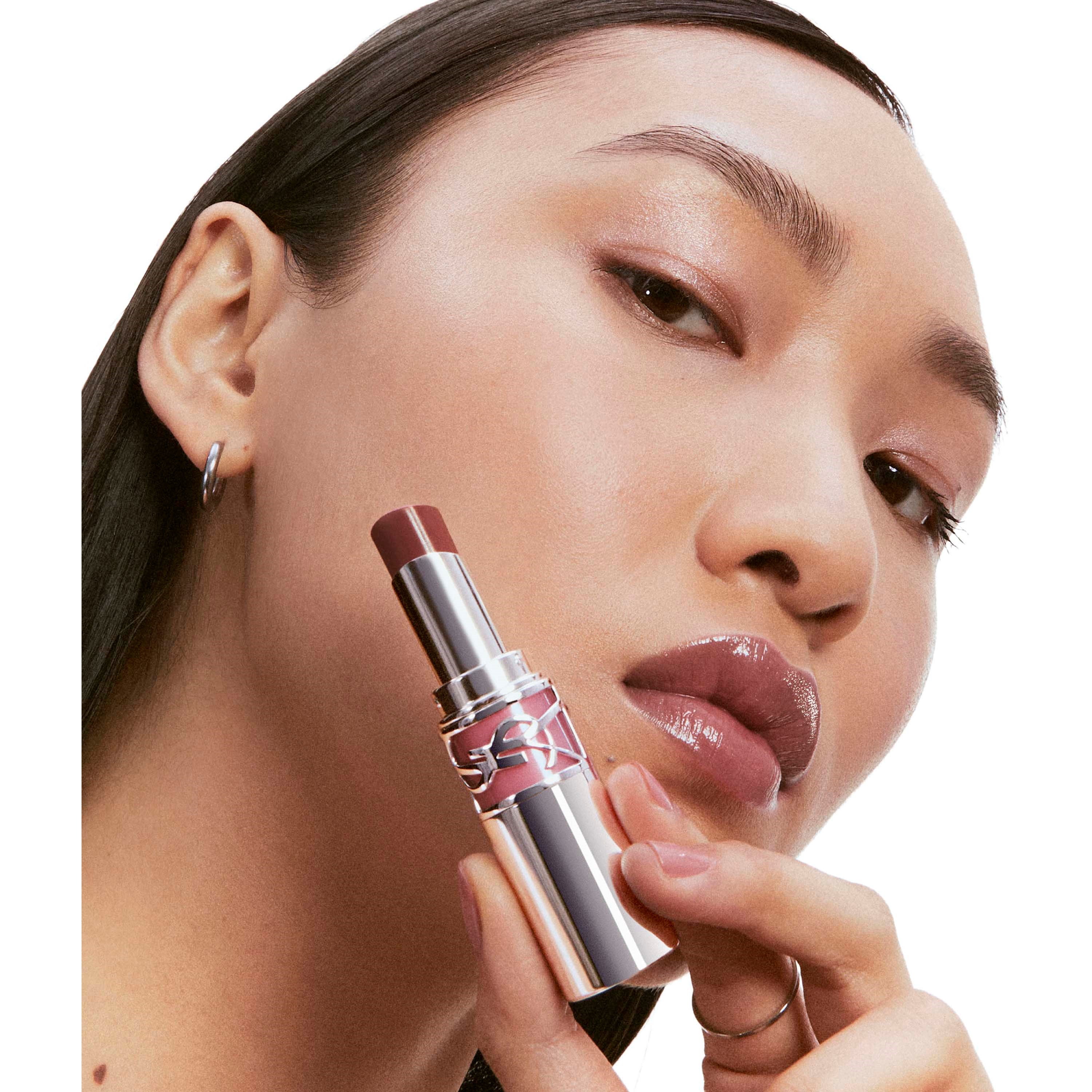 Yves Saint Laurent YSL Loveshine Wet Shine Lipstick 207 Scenic Brown (obrázok 8)