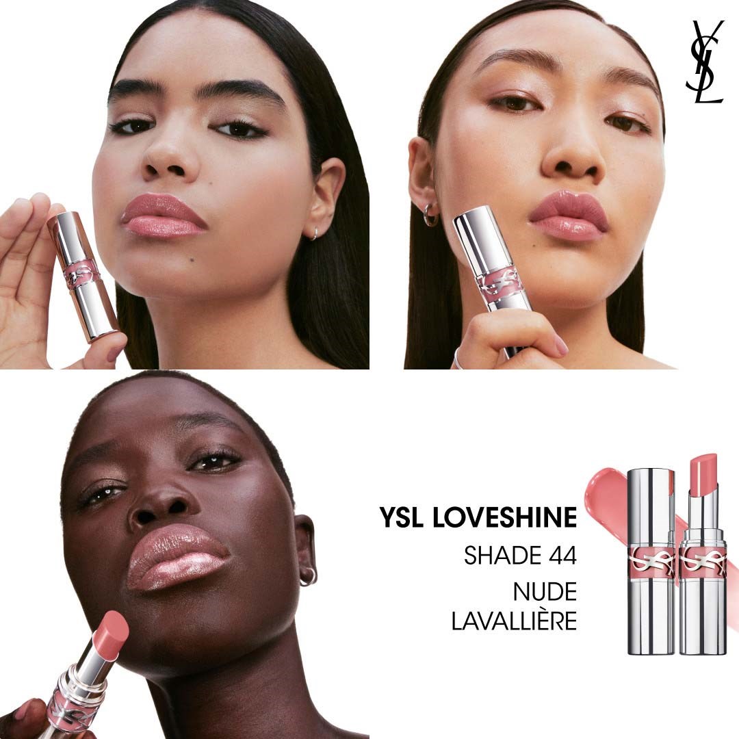 Yves Saint Laurent YSL Loveshine Wet Shine Lipstick 44 Nude Lavallière (obrázok 9)